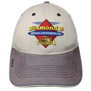 Diamond D Strapback Hat Multicolor One Size Embroidered Triple Crown